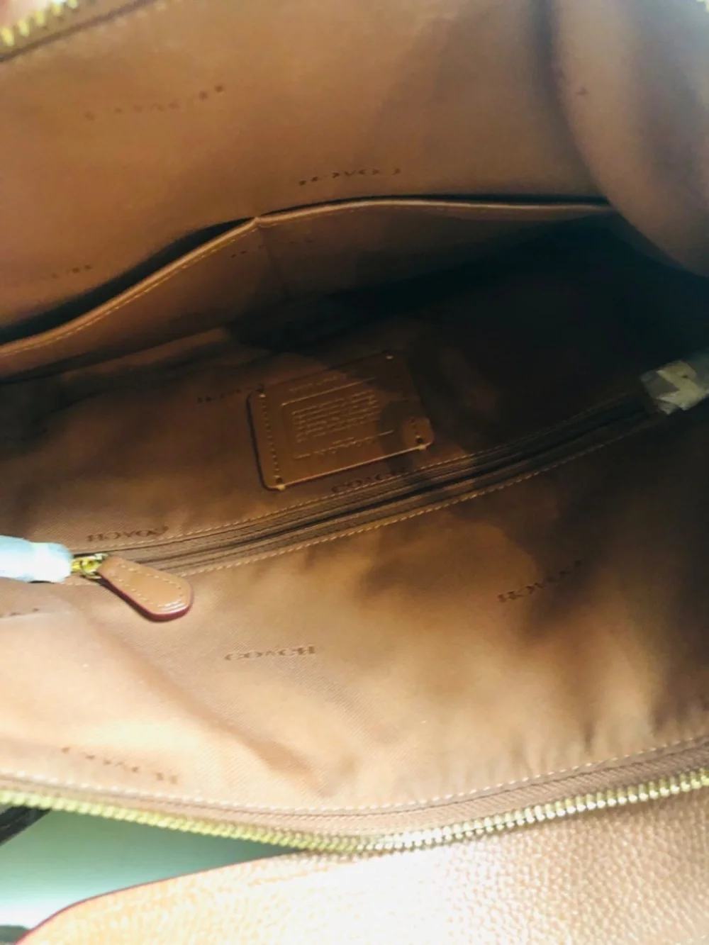 NEW Coach Shoulder Bag / Purse - No Flaws - Brownish - Picture 8 of 9